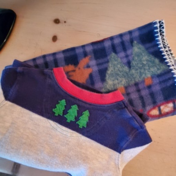 OSHKOSH Kids Long Sleeve Pullover Sweater & Coordinating  Nap Blanket 24 Months - Picture 3 of 5